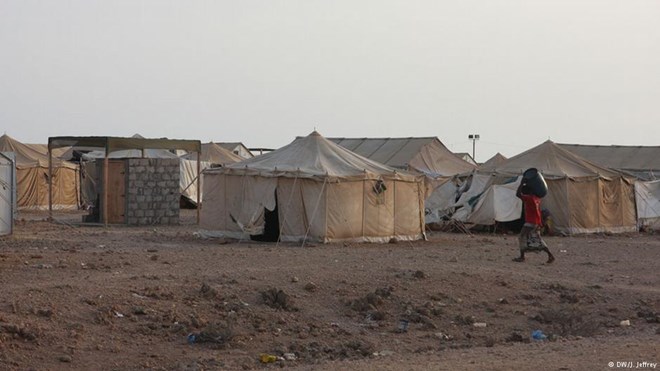 The camp houses around 1,000 refugees