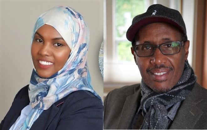 Munira Mohamed, Agaasimaha Guud ee hay'adda East African Community Service (EACS) iyo Mohamud Yusuf, Tafatiraha wargeyska RUNTA oo ay xaruuntiisu tahay magaalada Seattle.