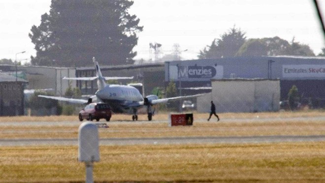 Air National Jetstream plane, which landed in Christchurch after being hijacked by Asha Abdille on February 8, 2008.JOHN MCCOMBE