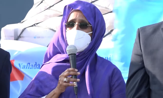 Fawziya Abikar Nur, Minister of Health and Human Services of Somalia,