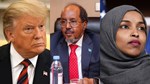 Trump oo sheegay in Madaxweyne Xasan Sheekh ka dalbaday in dib loo soo celiyo Ilhaan Omar, iyo Ilhaan oo ka jawaabtay