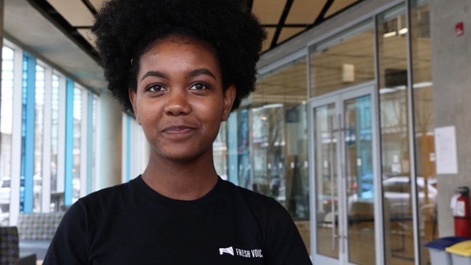 Immigration minister meets with youth group, plays soccer