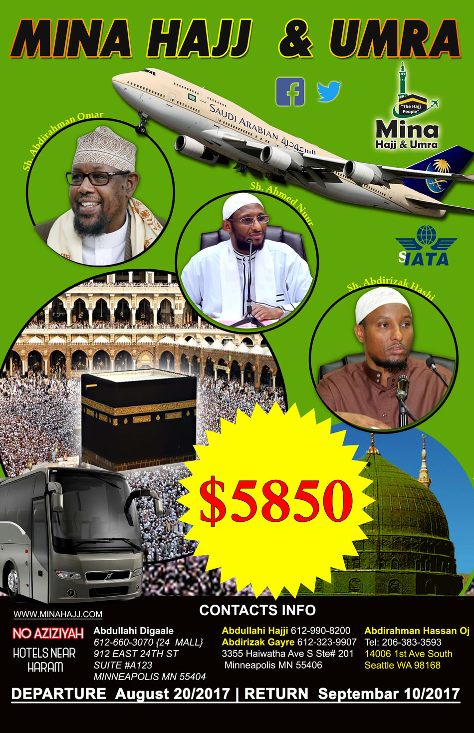 Mina Hajj & Umra 2017