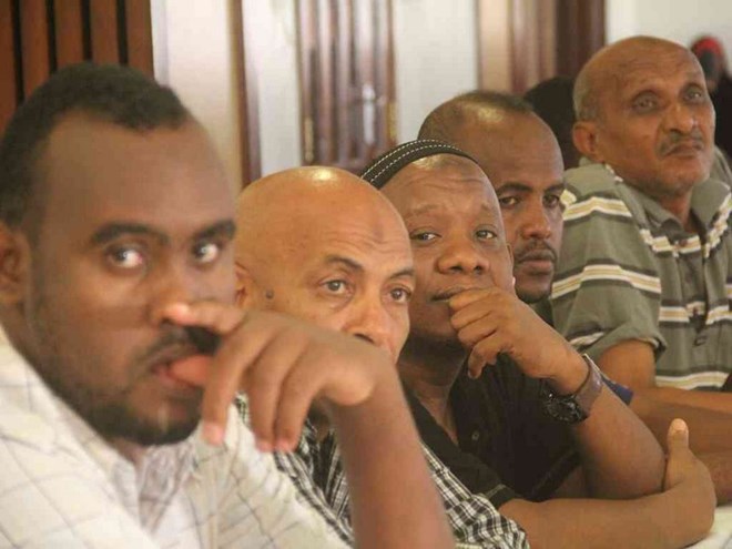 A file photo of members of the Somali community in MOmbasa. ELKANA JACOB