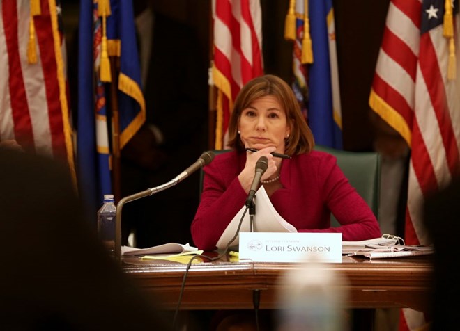 Attorney General Lori Swanson, shown in 2013, has joined a lawsuit against the Trump administration over the president’s executive order banning refugees and travelers from a list of predominantly Muslim nations from entering the United States.
