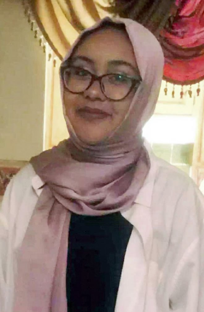 This undated image provided by the Hassanen family shows Nabra Hassanen in Fairfax, Va. Police in Fairfax, Va., said Monday, June 19, 2017, that “road rage” was to blame for the slaying of a 17-year-old muslim girl who was walking with friends to her mosque between Ramadan prayers this weekend. Police have not identified Hassanen, but her father confirmed she was the victim in Sunday’s attack. (Courtesy Hassanen Family via AP)