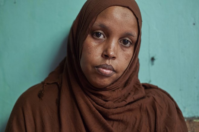 Twenty-seven-year-old refugee Suad’s family was killed by a bomb in Mogadishu. She fled Somalia after she was abducted, raped and held captive by militants.
.
