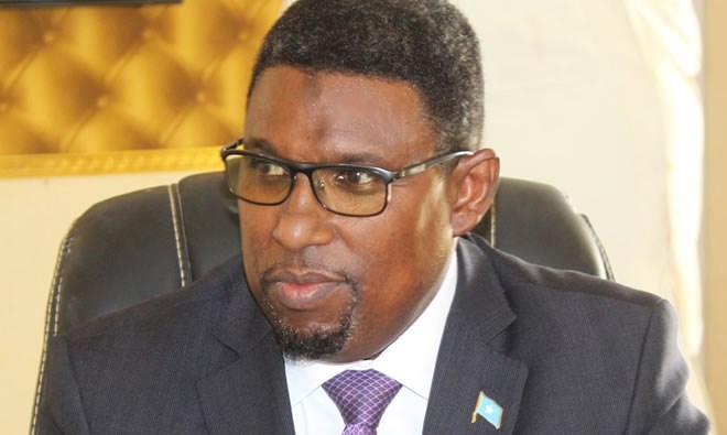 Somalia’s minister of petroleum & mineral resources Abdirashid Mohamed Ahmed