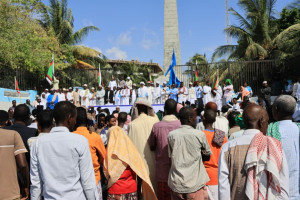 Somali clerics, protesters rally in Mogadishu against Israel’s recognition of Somaliland